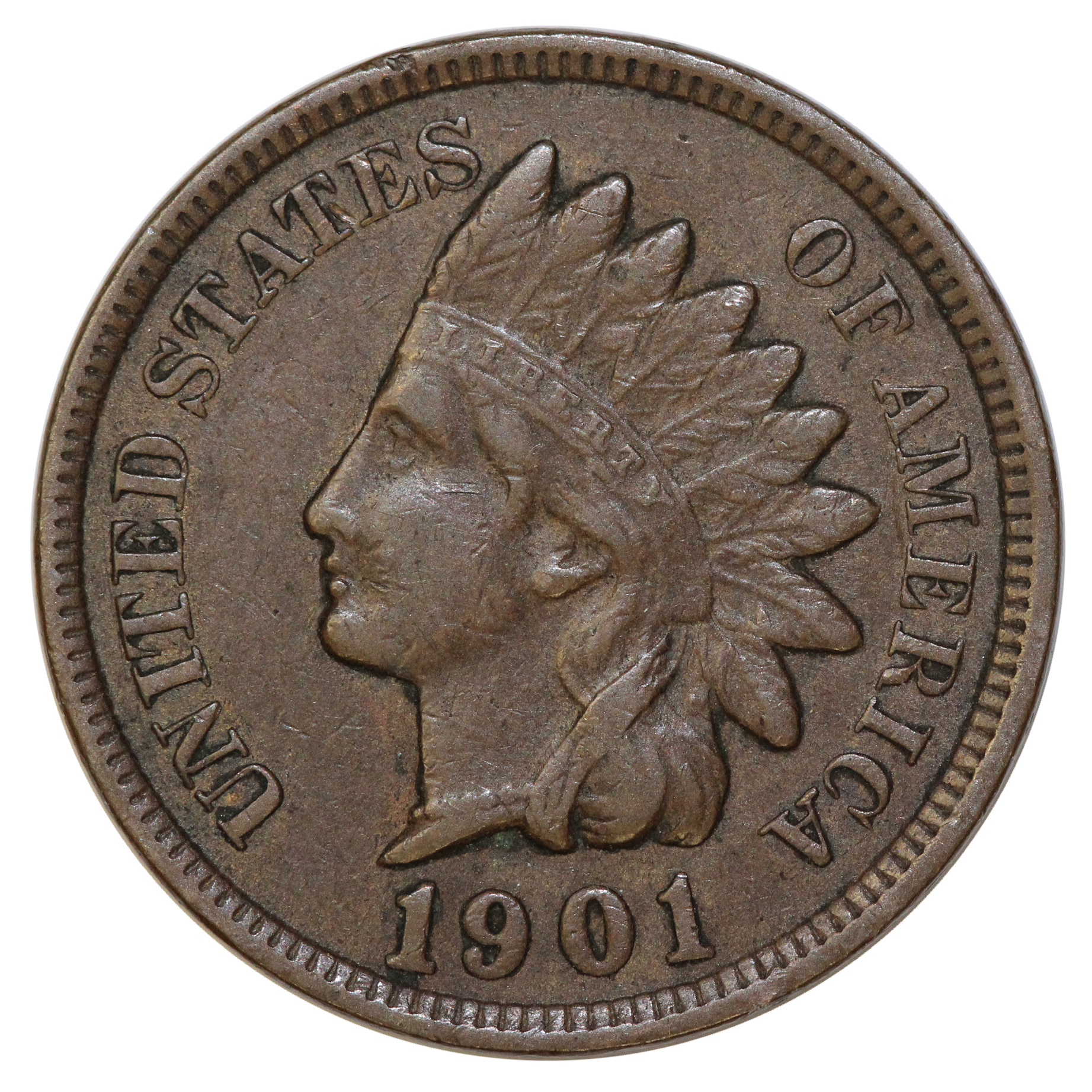 1901 Indian Head Cent Penny Xtra Fine XF EBay