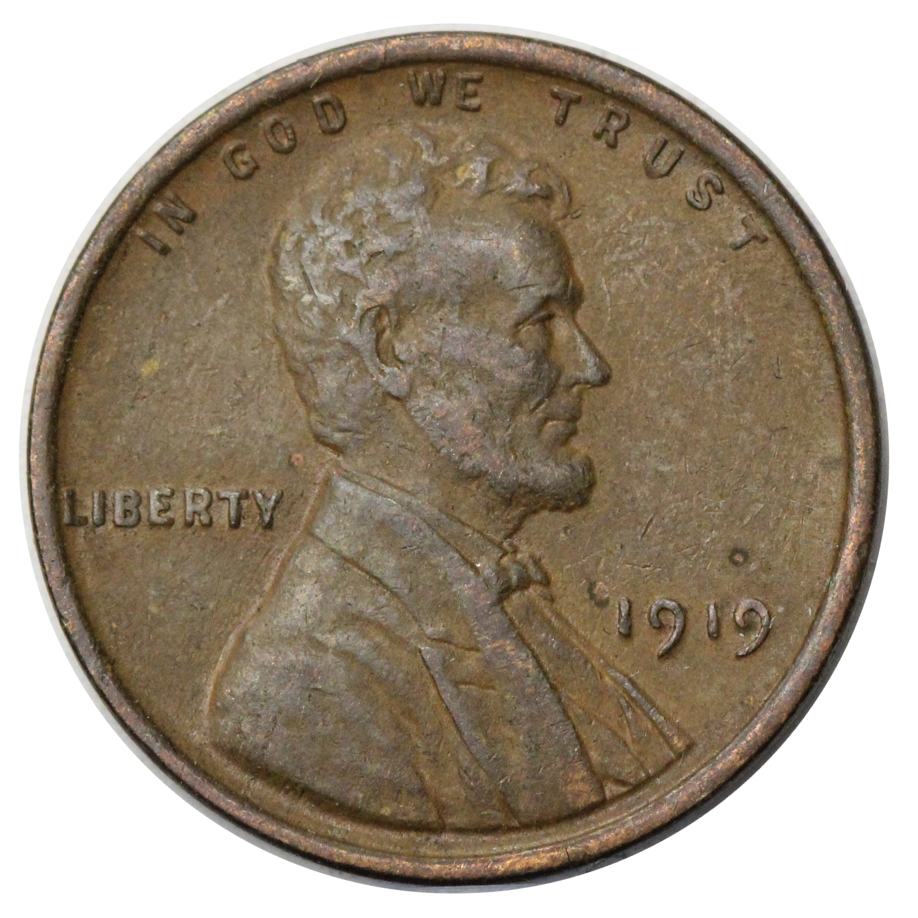 1920 D 1c Lincoln Wheat Cent Penny US Coin XF EF Extremely Fine