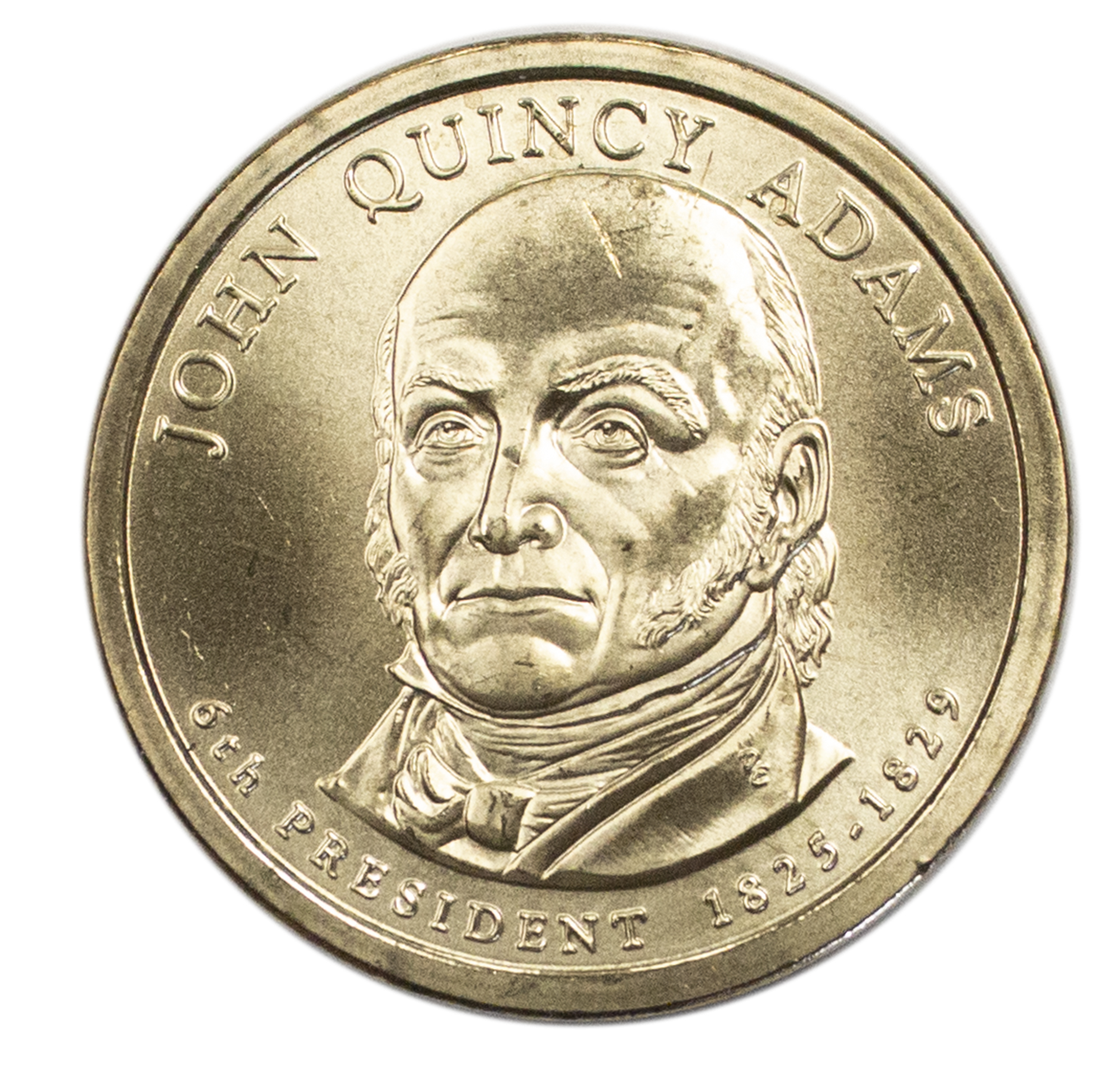 2008 -D John Quincy Adams Presidential Dollar BU Clad US Coin