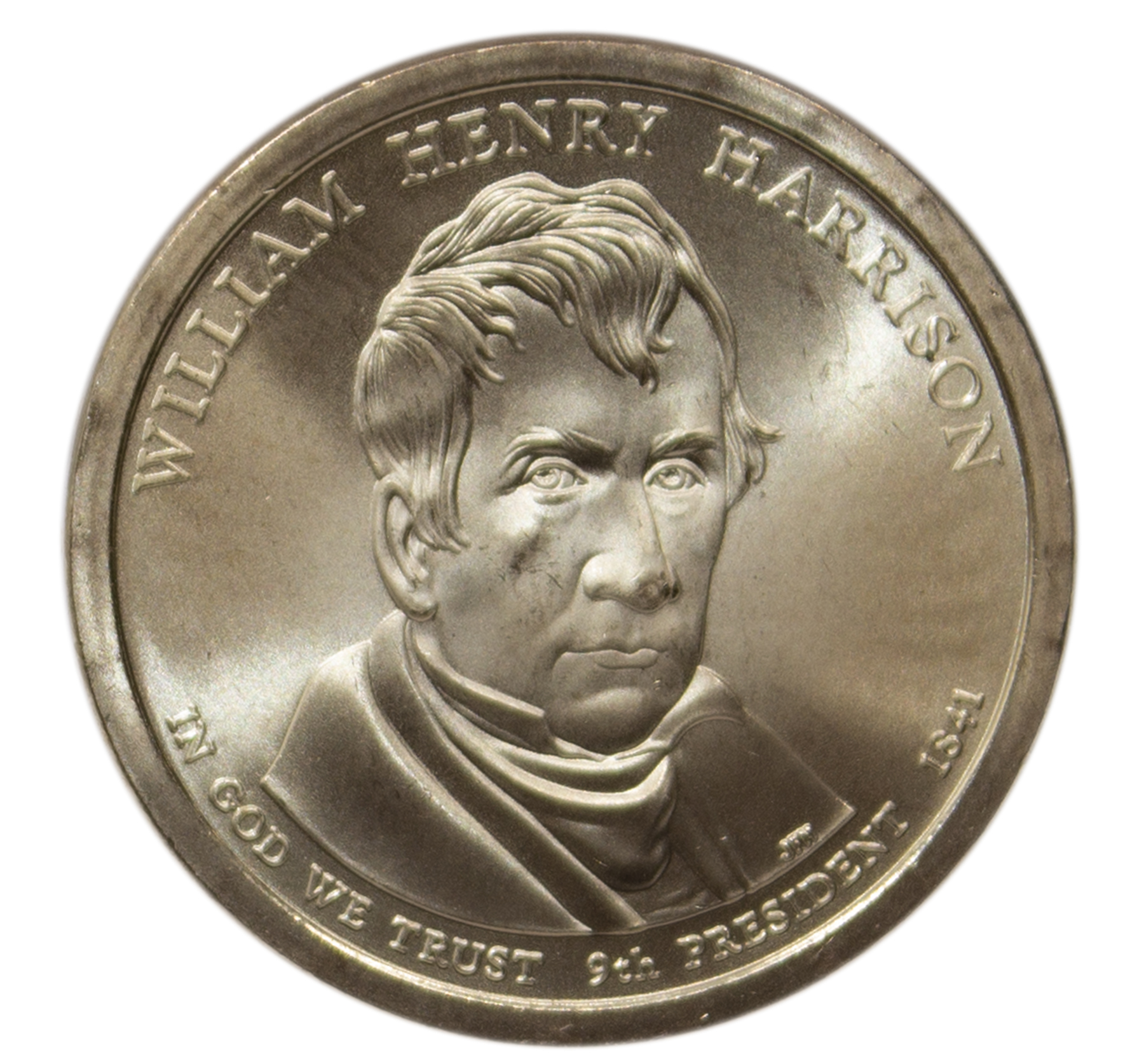 2009 -P William Harrison Presidential Dollar BU Clad US Coin