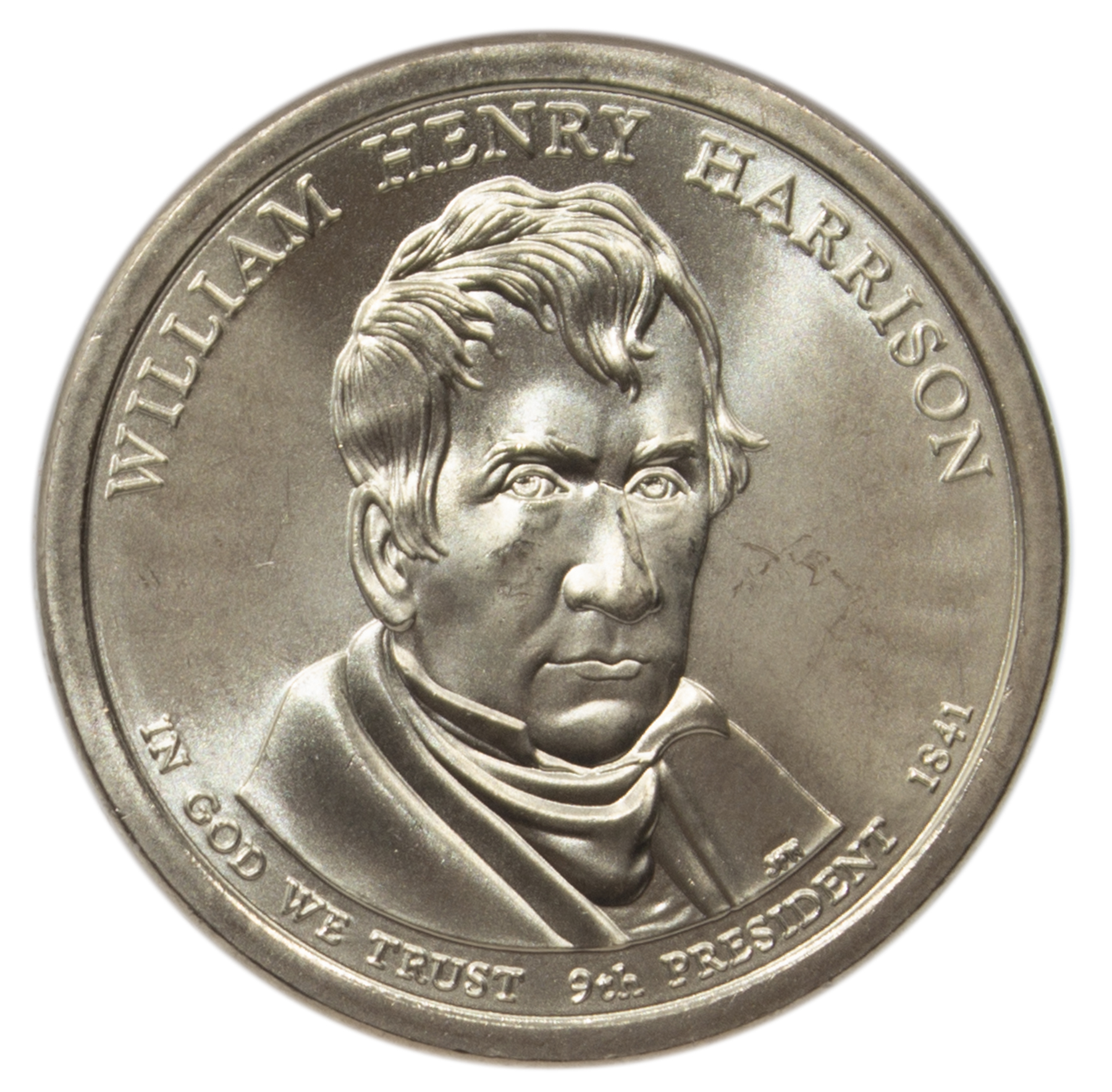 2009 -P William Harrison Presidential Dollar BU Clad US Coin