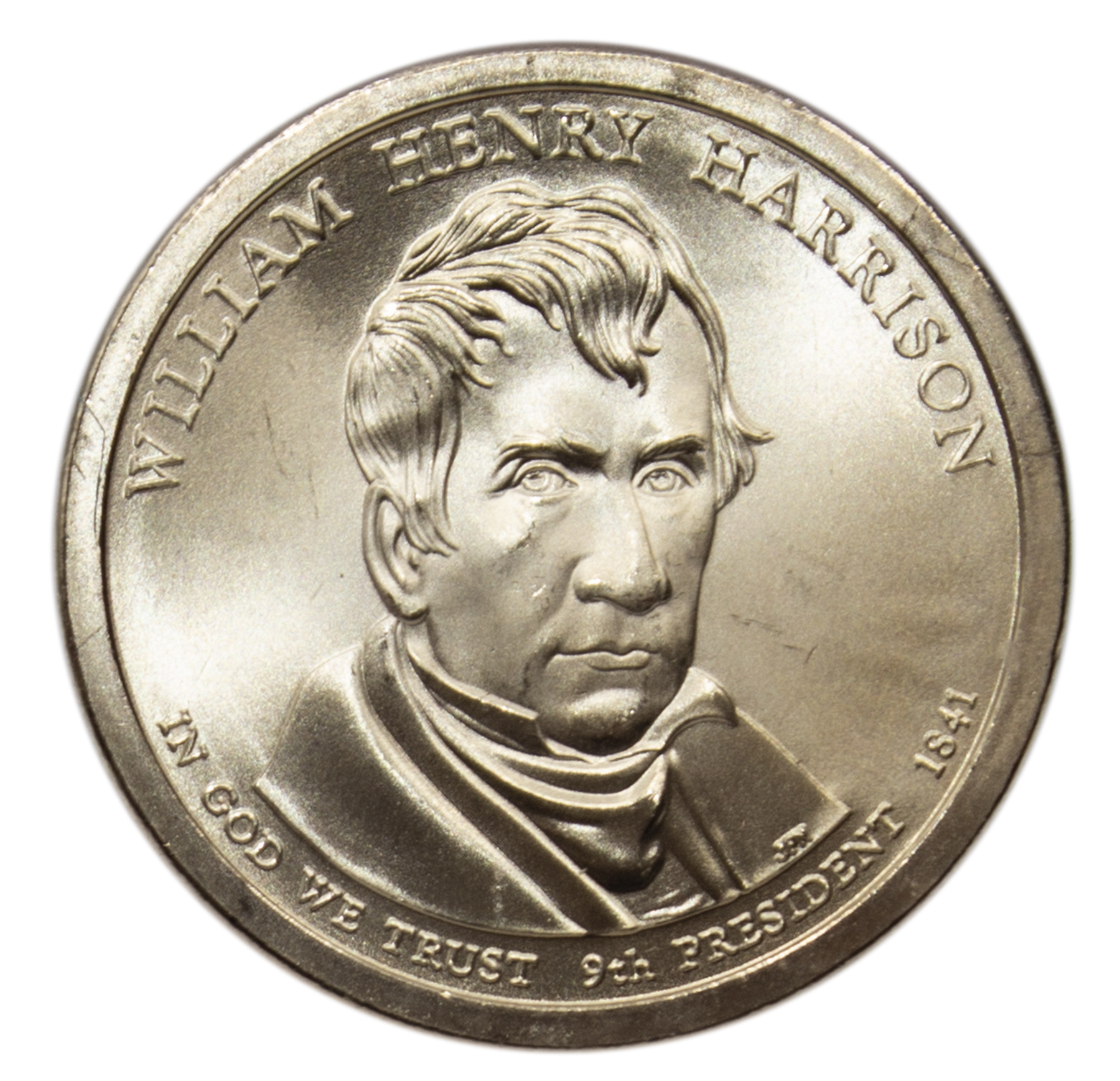 2009 -P William Harrison Presidential Dollar BU Clad US Coin