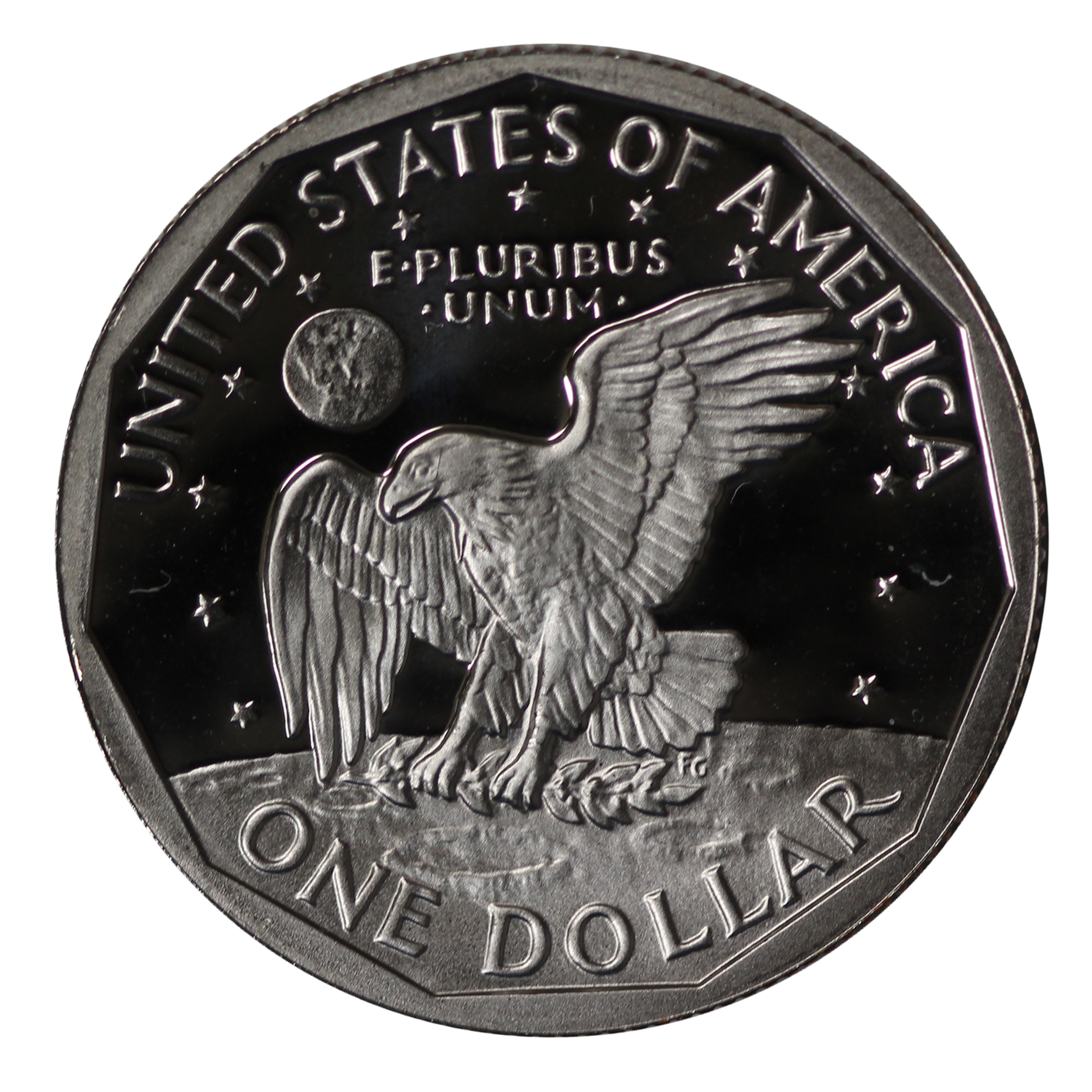 1981 S Susan B Anthony Dollar Single Type 1 (Filled S) Gem DCAM Proof CN-Clad