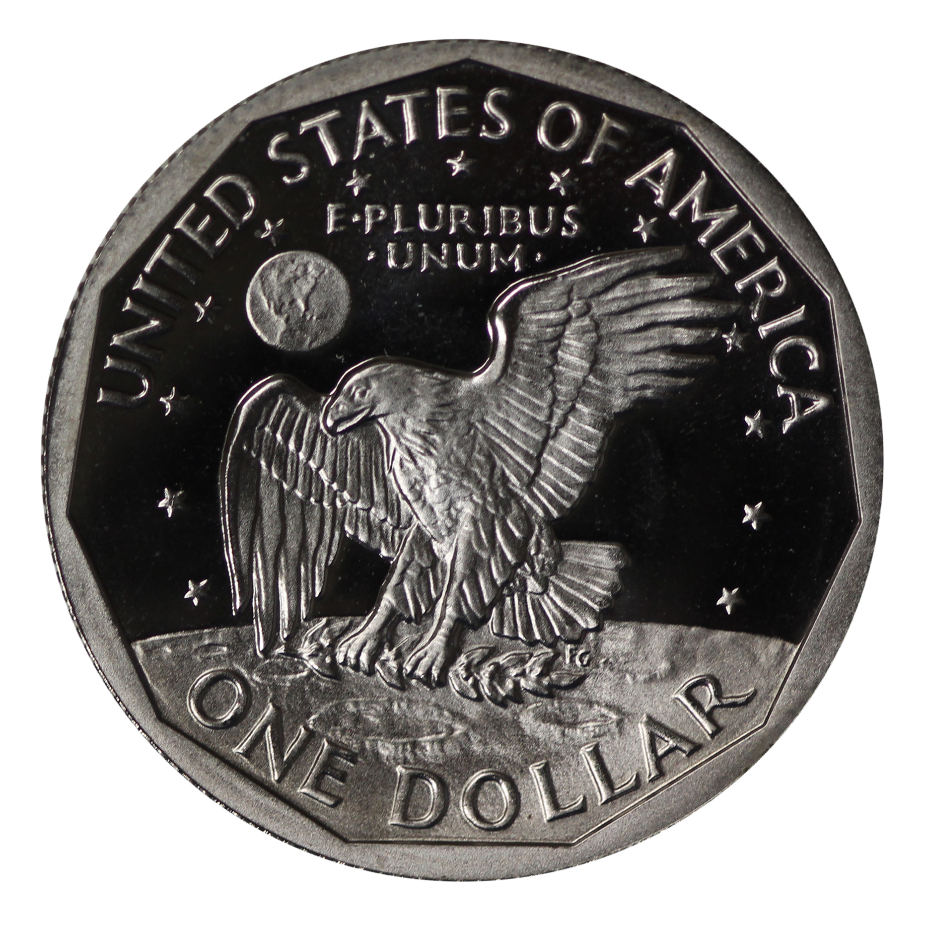 1981 S Susan B Anthony Dollar Single Type 1 (Filled S) Gem DCAM Proof CN-Clad