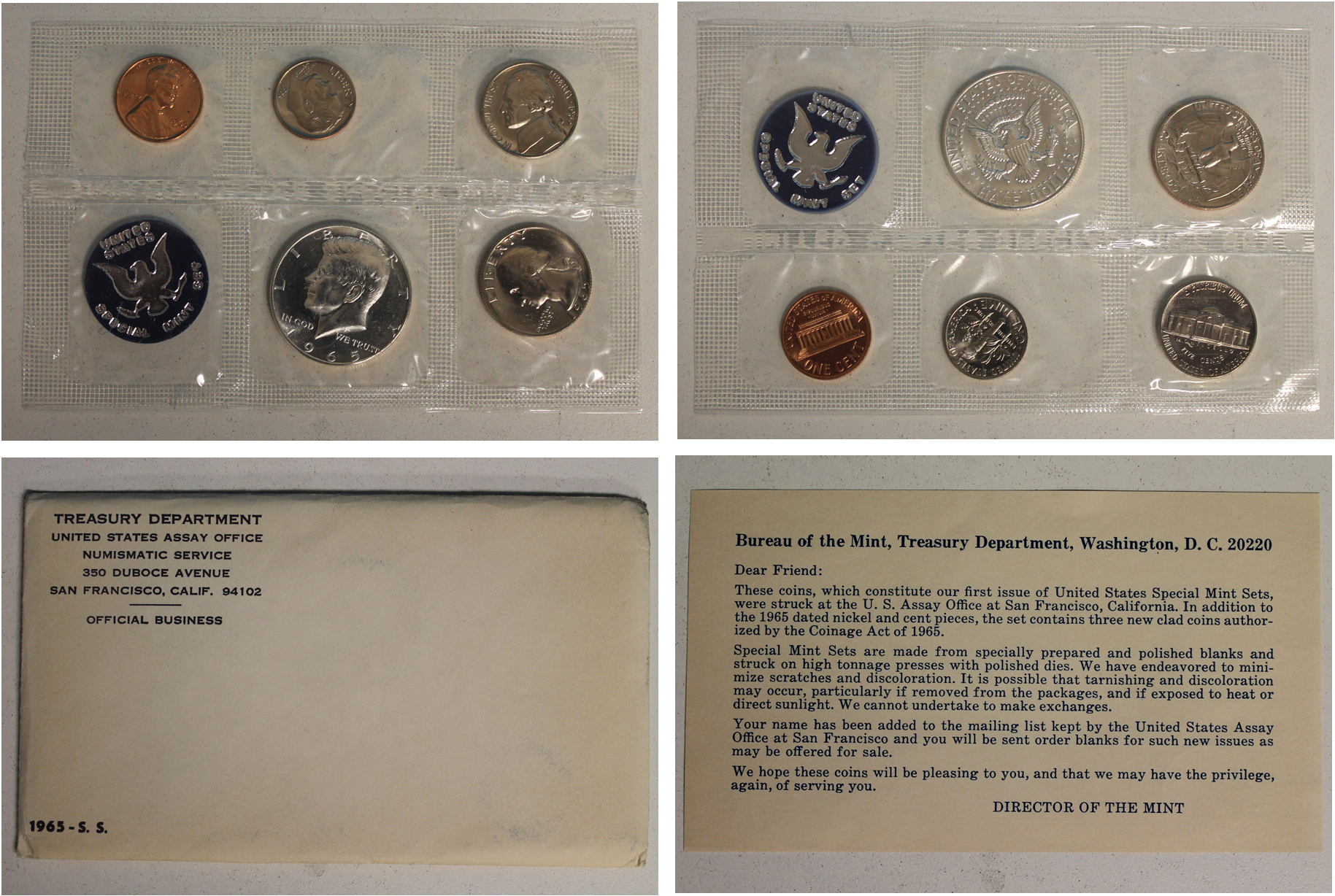 1965 Special US Mint set (OGP) 5 coins