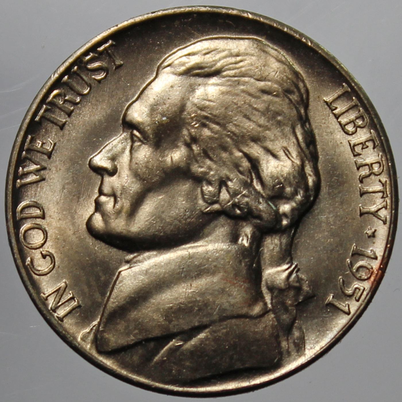 FS* //// 1 Coin 1951-D Jefferson Nickel //// Gem BU *Full Steps 1