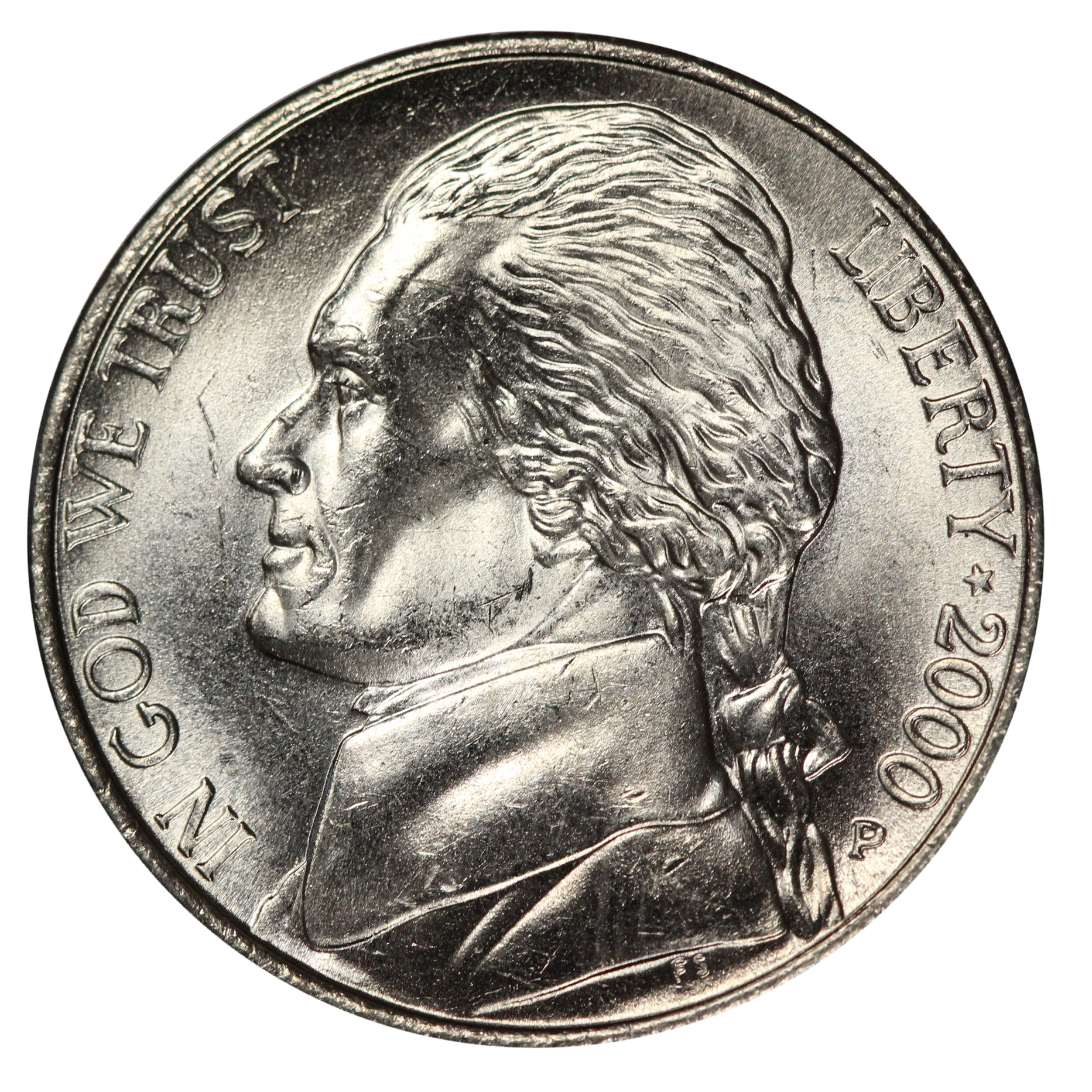 1999 P Jefferson Nickel Gem BU US Coin
