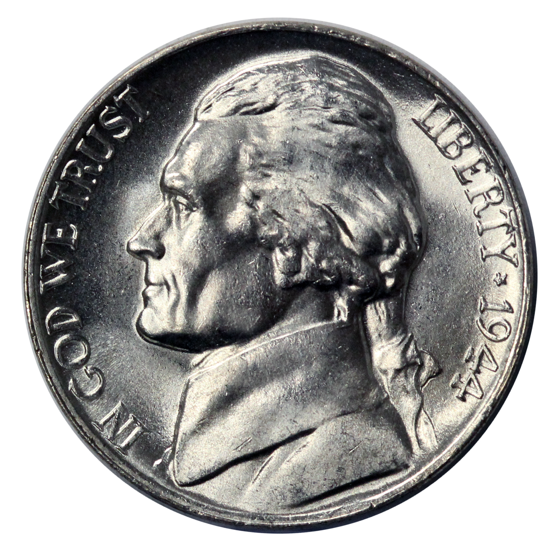 Download 1944 -P Silver War Jefferson Nickel - Choice/Gem BU Coin (1 pc) 760921089934 | eBay