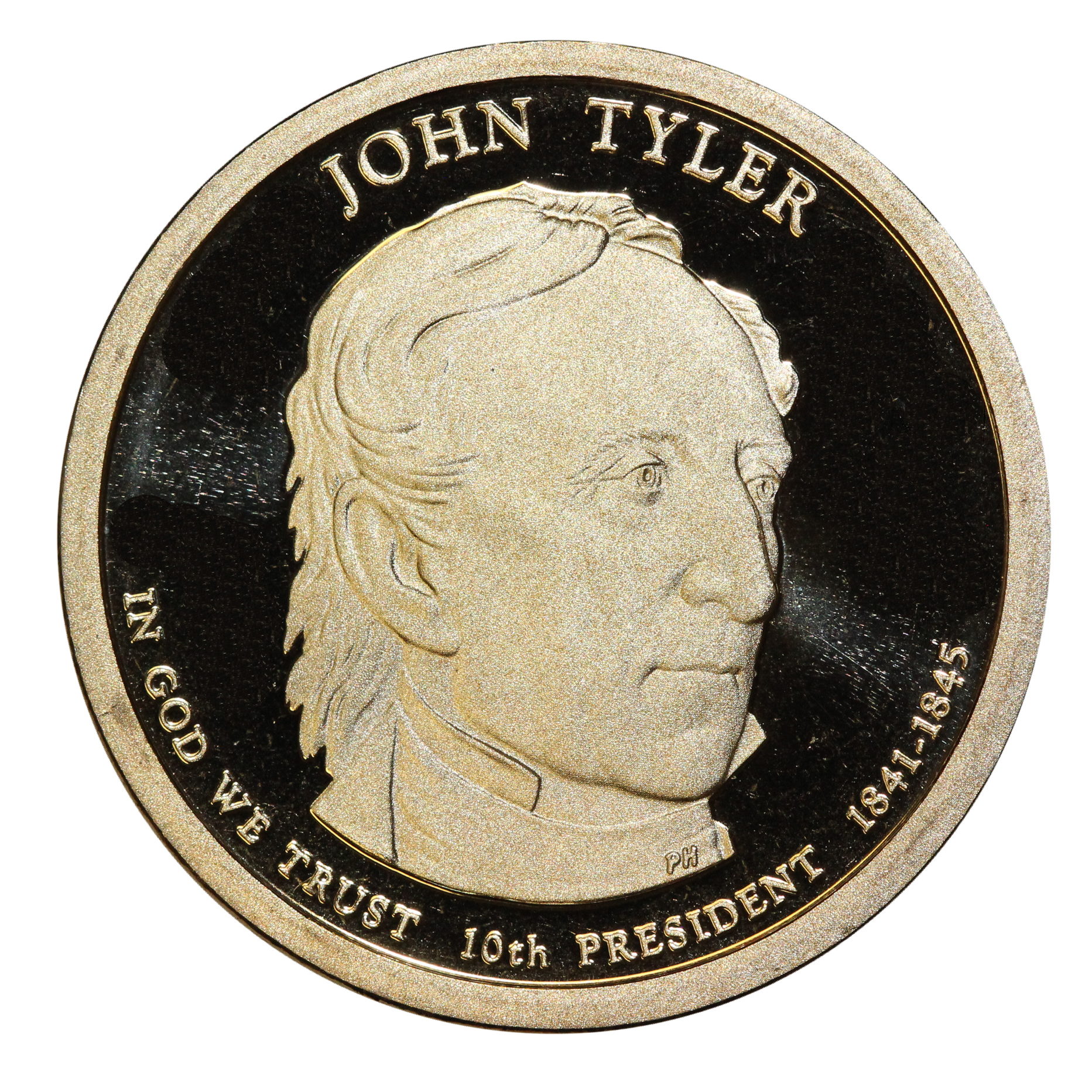 gold dollar coins john tyler
