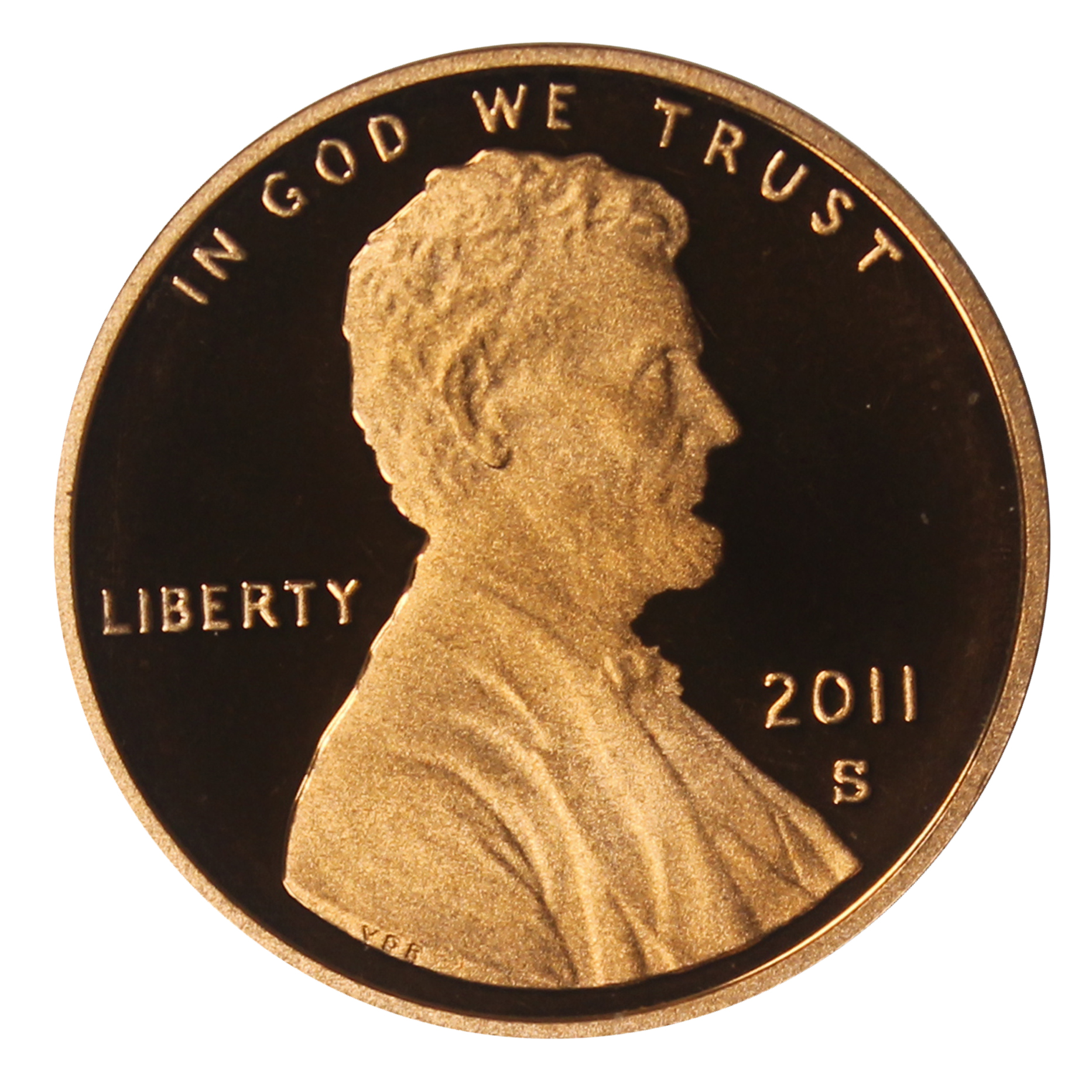 2011 Gem Deep Cameo Proof Lincoln Shield Cent US Coin