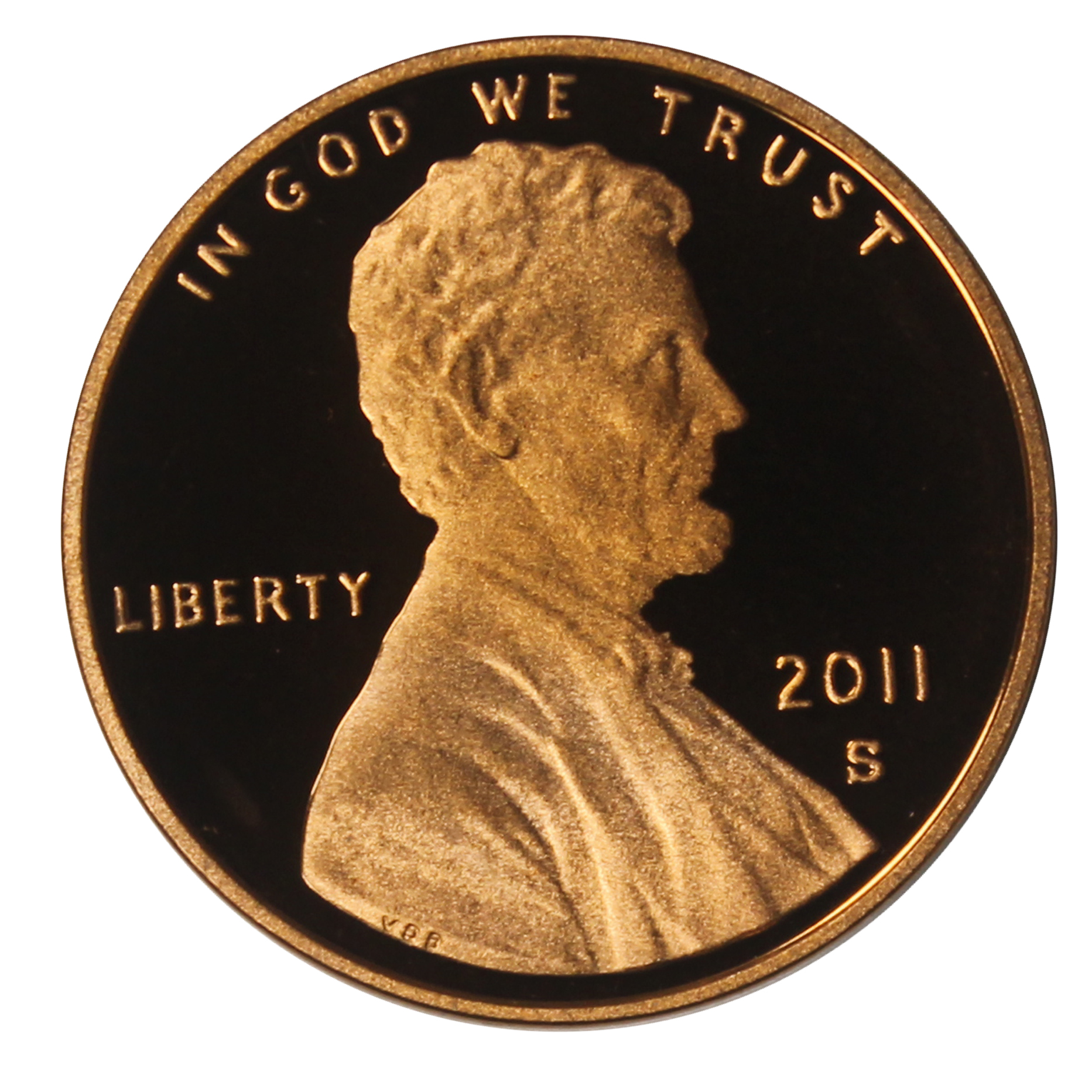 2011 Gem Deep Cameo Proof Lincoln Shield Cent US Coin