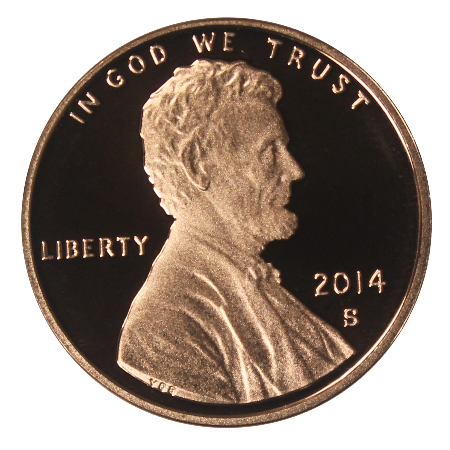 2014 Gem Deep Cameo Proof Lincoln Shield Cent US Coin