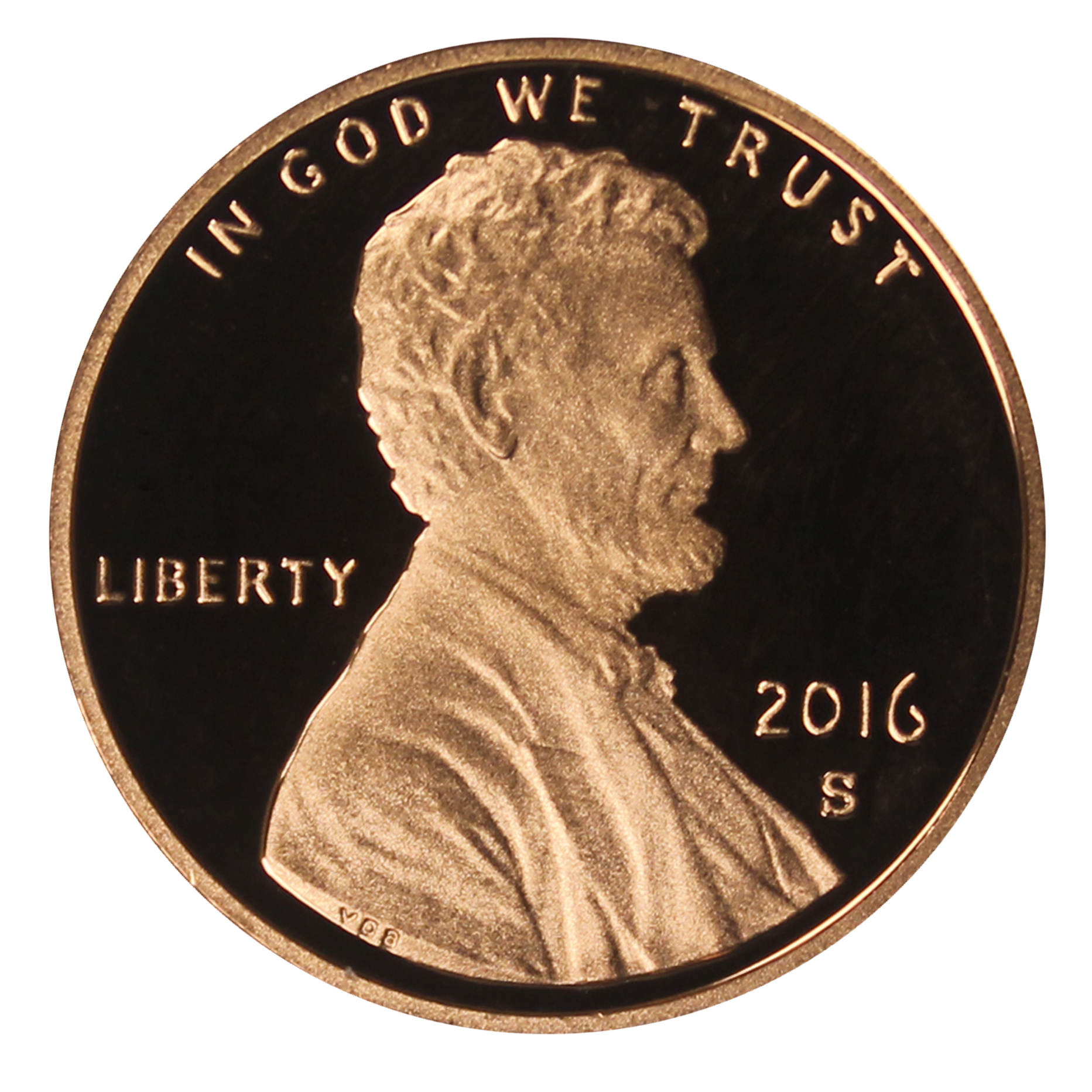 2016 Gem Deep Cameo Proof Lincoln Shield Cent US Coin