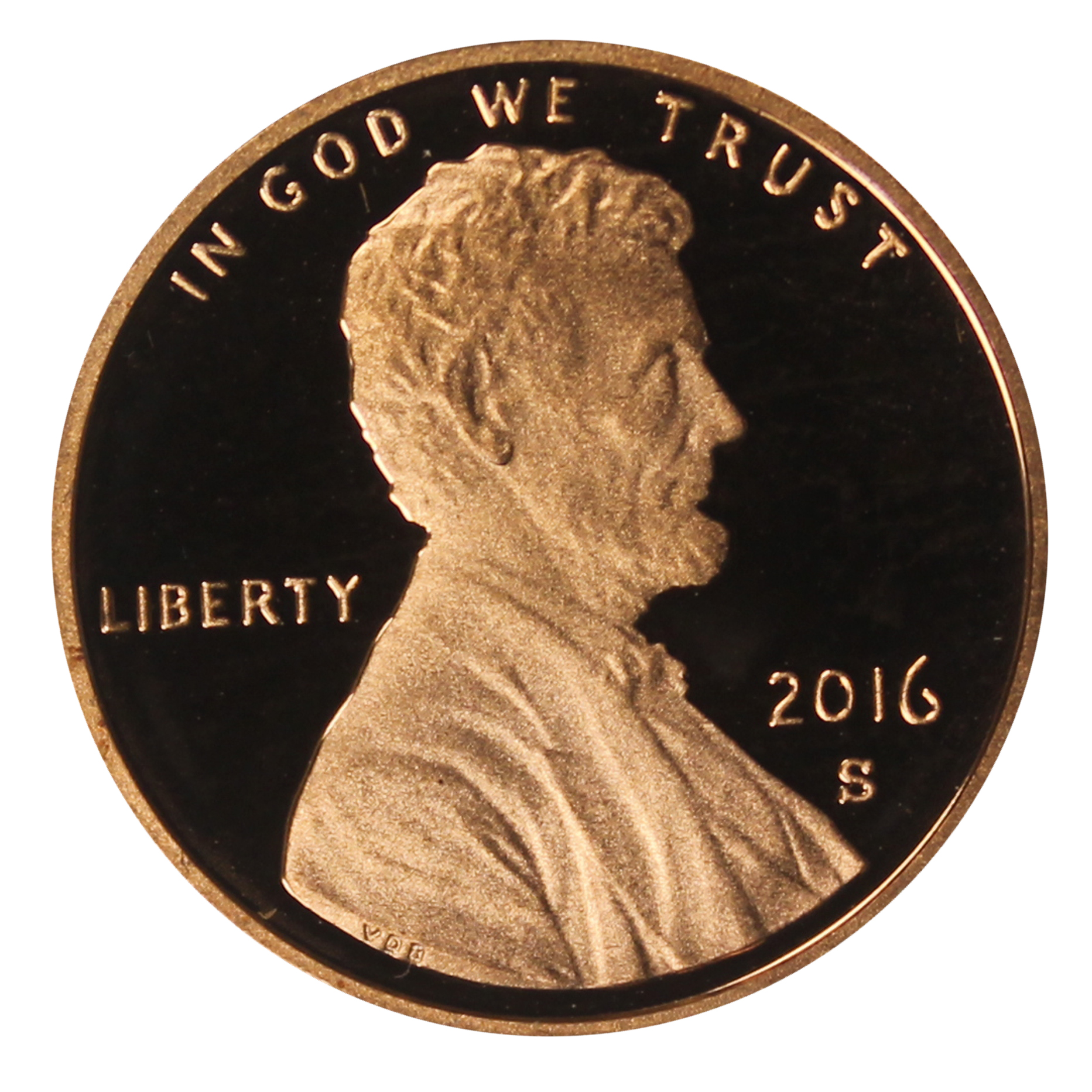 2016 Gem Deep Cameo Proof Lincoln Shield Cent US Coin