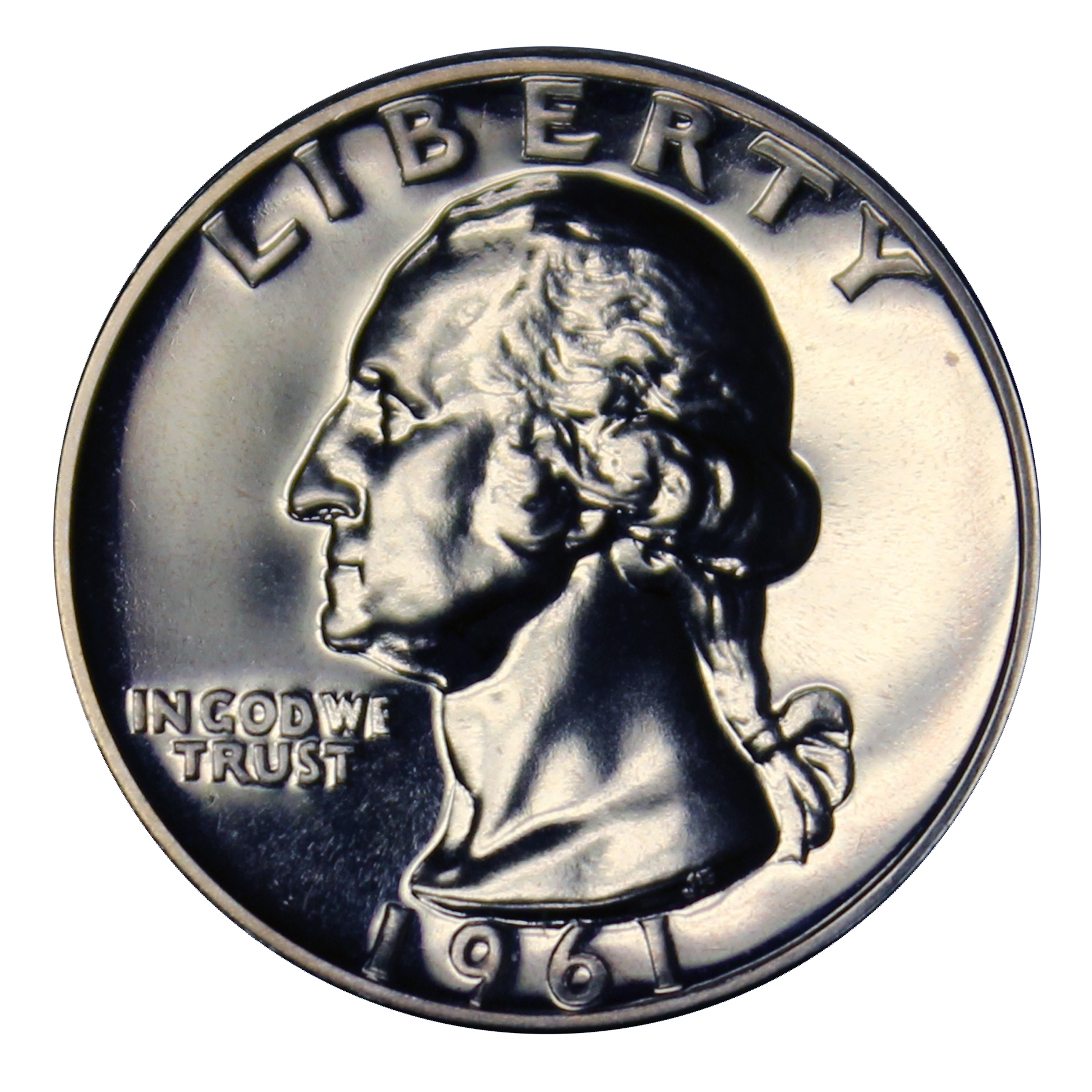 1961 Washington Quarter Proof 90 Silver Gem Brilliiant US Coin eBay