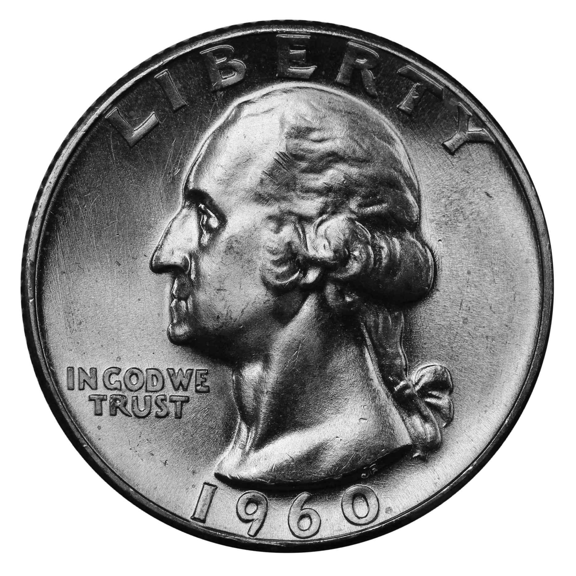 1960 P Washington Quarter 25c GEM BU 90 Silver US Coin SP eBay