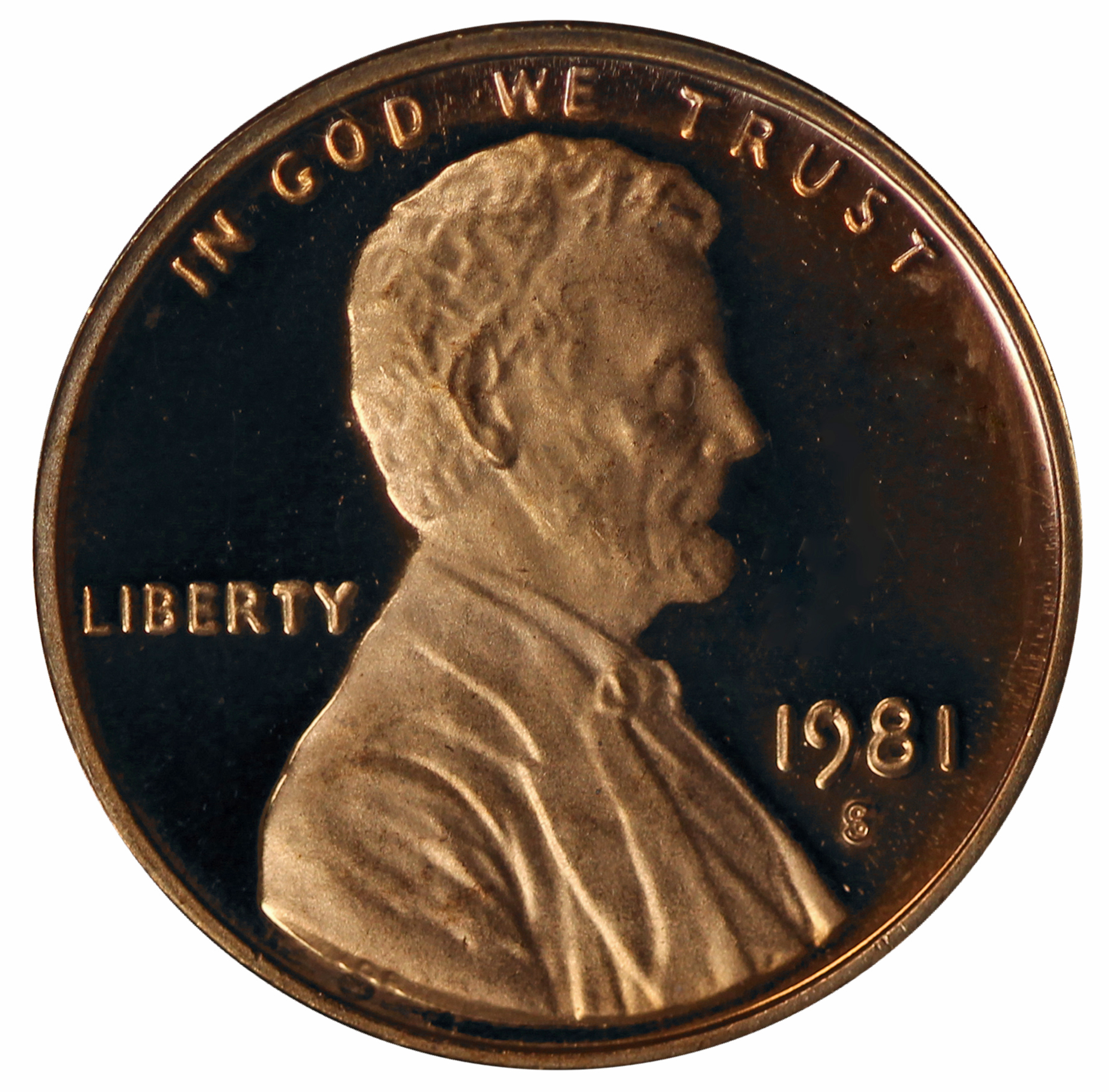 1981 -S Lincoln Cent Type 1 (Filled S) Gem DCAM Proof